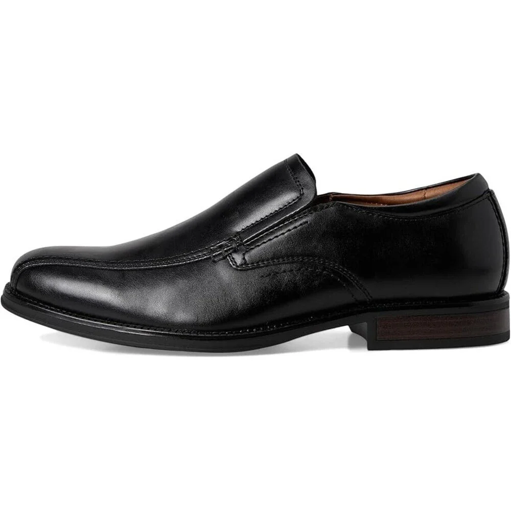Dockers Greer 90-43514 Oxford Men US 13 Black Leather Slip On Dress Shoes ZAP361